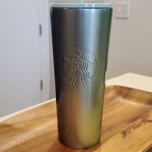 Starbucks Holiday Cup -Blue Green Stainless